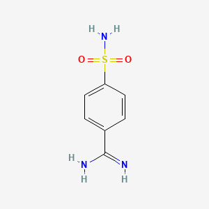 molecular formula C7H9N3O2S B1607398 4-Sulfamoylbenzimidamide CAS No. 54951-45-0