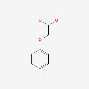 molecular formula C11H16O3 B1607415 4-(2,2-Dimethoxyethoxy)toluene CAS No. 6324-78-3