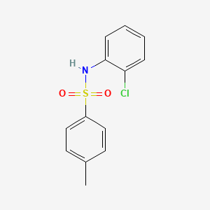 molecular formula C13H12ClNO2S B1607417 N-(2-chlorophenyl)-4-methylbenzenesulfonamide CAS No. 6380-05-8