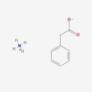 molecular formula C8H11NO2 B1607418 Benzeneacetic acid, ammonium salt CAS No. 7188-16-1