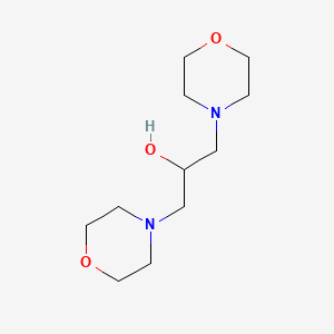 molecular formula C11H22N2O3 B1607421 1,3-Dimorpholinopropan-2-ol CAS No. 7250-87-5