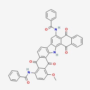 molecular formula C43H25N3O7 B1607443 Indanthrene Red Brown 5RF CAS No. 6247-46-7