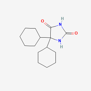 molecular formula C15H24N2O2 B1607457 5,5-Dicyclohexylhydantoin CAS No. 74038-66-7