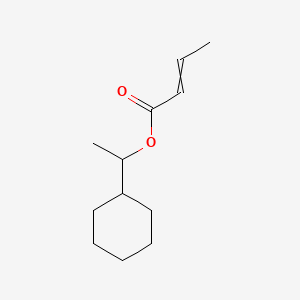 2-Butenoic acid, 1-cyclohexylethyl ester