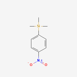 molecular formula C9H13NO2Si B1607462 Silane, trimethyl(4-nitrophenyl)- CAS No. 4405-33-8