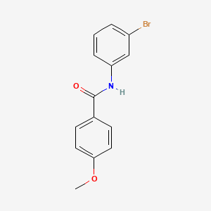 molecular formula C14H12BrNO2 B1607472 N-(3-bromophenyl)-4-methoxybenzamide CAS No. 301158-03-2