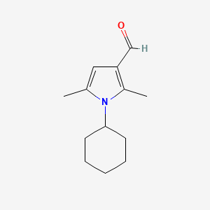 1-Cyclohexyl-2,5-dimethyl-1H-pyrrole-3-carbaldehyde