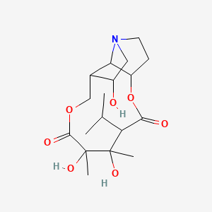 molecular formula C18H29NO7 B1607482 Croalbidine CAS No. 41714-30-1
