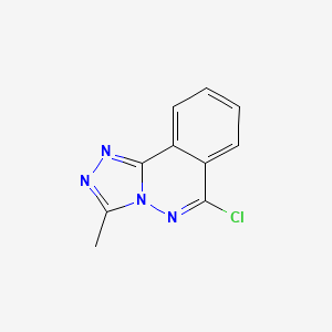 molecular formula C10H7ClN4 B1607484 6-Chloro-3-methyl-[1,2,4]triazolo[3,4-a]phthalazine CAS No. 67458-38-2