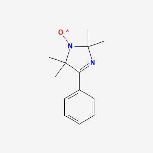 molecular formula C13H17N2O B1607500 4-Phenyl-2,2,5,5-tetramethyl-3-imidazolin-1-yloxy CAS No. 39753-69-0