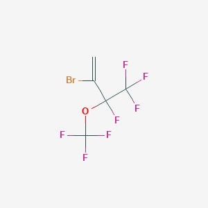 molecular formula C5H2BrF7O B1607509 2-Bromo-3,4,4,4-tetrafluoro-3-(trifluoromethoxy)but-1-ene CAS No. 231291-19-3