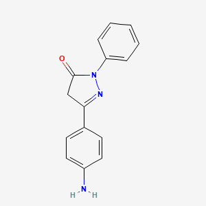 5-(4-aminophenyl)-2-phenyl-4H-pyrazol-3-one