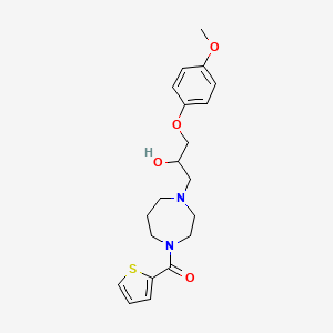 (4-[2-Hydroxy-3-(4-Methoxyphenoxy)Propyl]-1,4-Diazepan-1-Yl)(2-Thienyl)Methanone