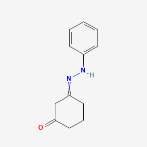 molecular formula C12H14N2O B1607552 3-(苯基肼基亚甲基)环己酮 CAS No. 27385-45-1