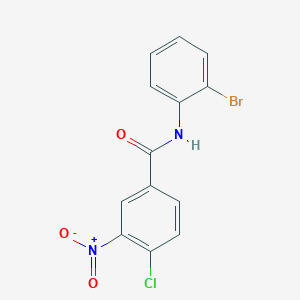 N-(2-bromophenyl)-4-chloro-3-nitrobenzamide