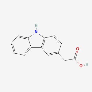 molecular formula C14H11NO2 B1607577 2-(9H-carbazol-3-yl)acetic Acid CAS No. 374916-11-7