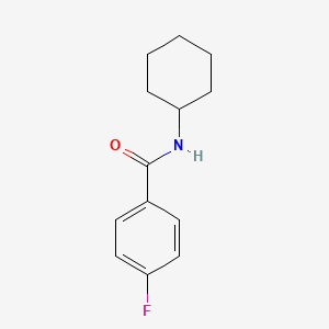 molecular formula C13H16FNO B1607579 N-cyclohexyl-4-fluorobenzamide CAS No. 2342-50-9