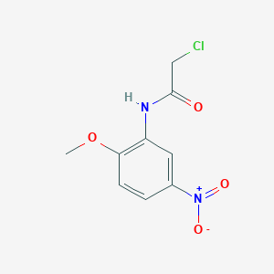 molecular formula C9H9ClN2O4 B1607580 2-氯-N-(2-甲氧基-5-硝基苯基)乙酰胺 CAS No. 58795-63-4