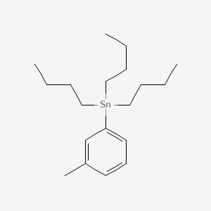 molecular formula C19H34Sn B1607596 Tributyl(3-methylphenyl)stannane CAS No. 68971-88-0