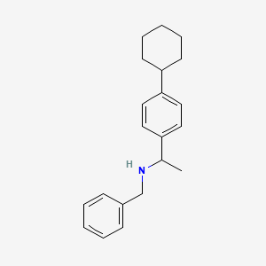 Benzyl-[1-(4-cyclohexylphenyl)ethyl]amine