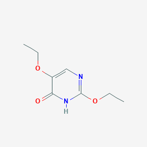B1607621 2,5-Diethoxy-4-hydroxypyrimidine CAS No. 55996-26-4