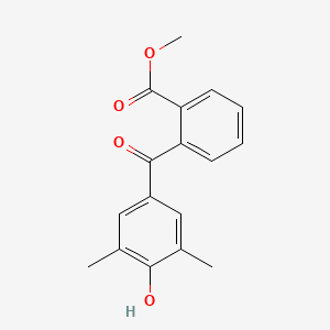 molecular formula C17H16O4 B1607630 2-(4-羟基-3,5-二甲基苯甲酰基)苯甲酸甲酯 CAS No. 85604-75-7