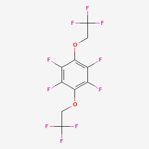 molecular formula C10H4F10O2 B1607645 1,4-Bis(2,2,2-trifluoroethoxy)tetrafluorobenzene CAS No. 6715-31-7