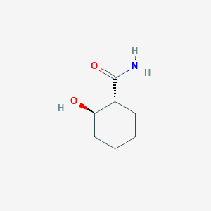 molecular formula C7H13NO2 B1607663 Trans-2-hydroxy-1-cyclohexanecarboxamide CAS No. 24947-95-3
