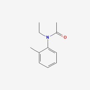 molecular formula C11H15NO B1607664 N-ethyl-N-(2-methylphenyl)acetamide CAS No. 6932-92-9