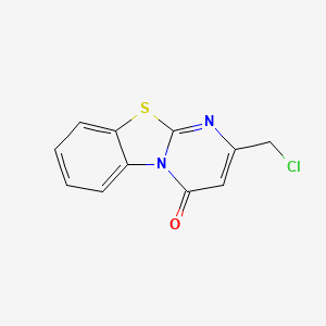 molecular formula C11H7ClN2OS B1607671 2-Chloromethyl-9-thia-1,4a-diaza-fluoren-4-one CAS No. 62773-11-9