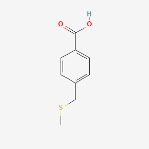 molecular formula C9H10O2S B1607672 4-[(甲硫基)甲基]苯甲酸 CAS No. 67003-48-9