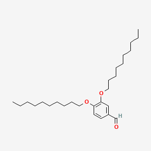 molecular formula C27H46O3 B1607678 3,4-二脱氧苯甲醛 CAS No. 118468-34-1