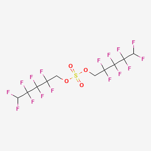 molecular formula C10H6F16O4S B1607683 双(2,2,3,3,4,4,5,5-八氟戊基)硫酸盐 CAS No. 755-37-3