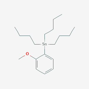 molecular formula C19H34OSn B1607685 三丁基(2-甲氧苯基)锡烷 CAS No. 86487-17-4