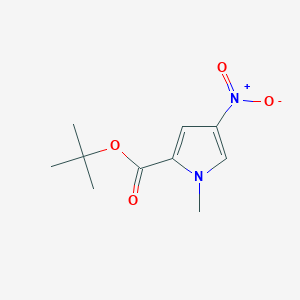 molecular formula C10H14N2O4 B1607694 tert-Butyl 1-methyl-4-nitro-1H-pyrrole-2-carboxylate CAS No. 67974-08-7