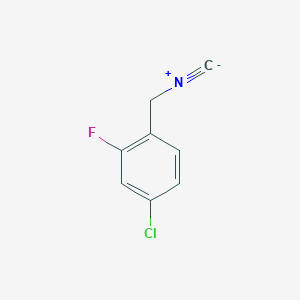 molecular formula C8H5ClFN B1607696 4-Chloro-2-fluorobenzylisocyanide CAS No. 730964-49-5