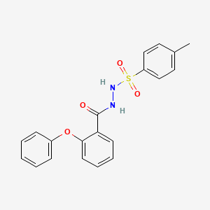 molecular formula C20H18N2O4S B1607707 N'-(4-methylphenyl)sulfonyl-2-phenoxybenzohydrazide CAS No. 363179-62-8