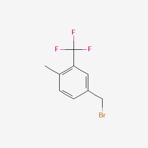 molecular formula C9H8BrF3 B1607734 4-Methyl-3-(trifluoromethyl)benzyl bromide CAS No. 261952-19-6