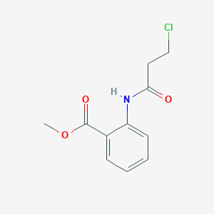 molecular formula C11H12ClNO3 B1607735 2-[(3-氯丙酰氨基)苯甲酸甲酯 CAS No. 37795-76-9