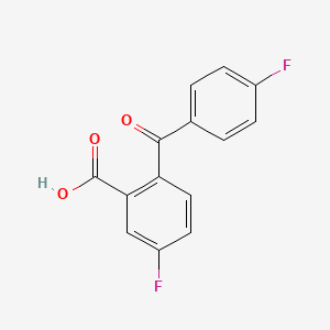 molecular formula C14H8F2O3 B1607745 5-氟-2-(4-氟苯甲酰)苯甲酸 CAS No. 338982-44-8