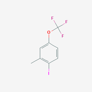 molecular formula C8H6F3IO B1607758 1-碘-2-甲基-4-(三氟甲氧基)苯 CAS No. 886763-05-9