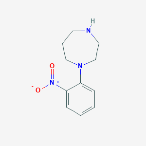 molecular formula C11H15N3O2 B1607766 1-(2-硝基苯基)-1,4-二氮杂环己烷 CAS No. 450352-64-4