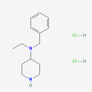 molecular formula C14H24Cl2N2 B1607768 N-benzyl-N-ethylpiperidin-4-amine dihydrochloride CAS No. 871112-87-7
