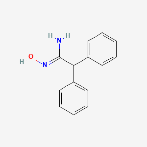 molecular formula C14H14N2O B1607769 (1Z)-N'-羟基-2,2-二苯基乙亚胺酰胺 CAS No. 66824-86-0