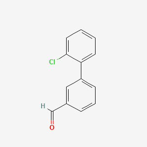 B1607774 2'-Chloro[1,1'-biphenyl]-3-carbaldehyde CAS No. 675596-30-2