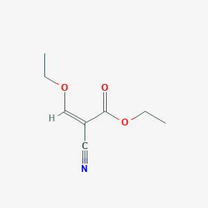 molecular formula C8H11NO3 B1607778 氰基（乙氧基亚甲基）乙酸乙酯 CAS No. 42466-69-3