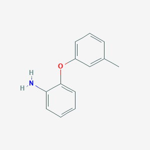 molecular formula C13H13NO B1607781 2-(3-Methylphenoxy)aniline CAS No. 60287-67-4