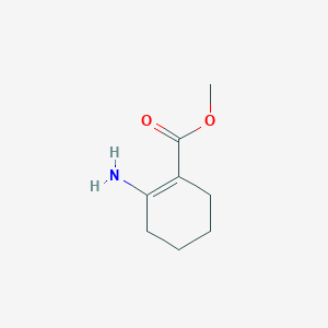 molecular formula C8H13NO2 B1607789 methyl 2-AMINO-1-CYCLOHEXENE-1-CARBOXYLATE CAS No. 56661-88-2