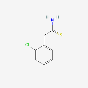 molecular formula C8H8ClNS B1607807 2-(2-氯苯基)乙硫酰胺 CAS No. 673476-96-5
