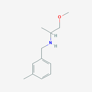 molecular formula C12H19NO B1607811 (2-Methoxy-1-methyl-ethyl)-(3-methyl-benzyl)-amine CAS No. 356092-84-7